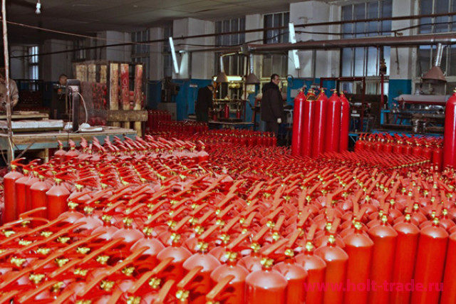 производство огнетушителей на заводе